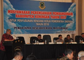 Bupati Kuningan Buka Musrembang Kabupaten Kuningan Tahun 2017